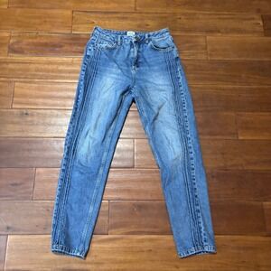 BDG Urban Outfitters Mom Jeans HighRise Vtg Wash Tapered Y2K Indie Grunge|Sz 27